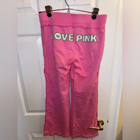 Victoria’s Secret PINK Sweatpants with Drawstring & Flared Bottom, Size XS